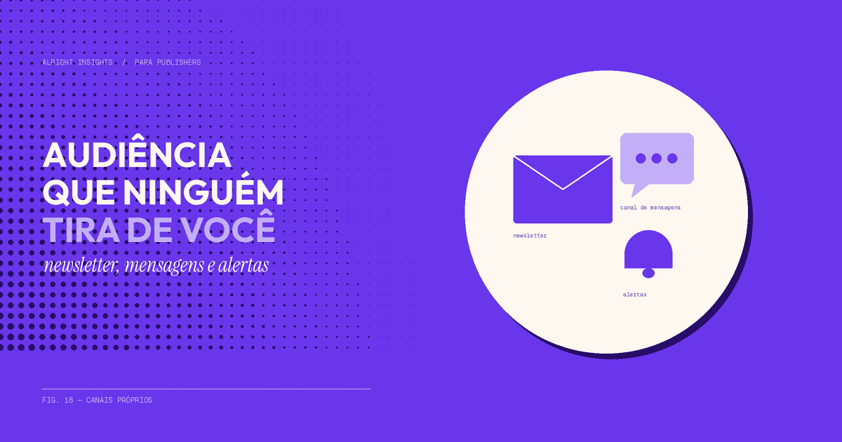 Audiência própria: newsletter, mensagens e alertas para veículos regionais