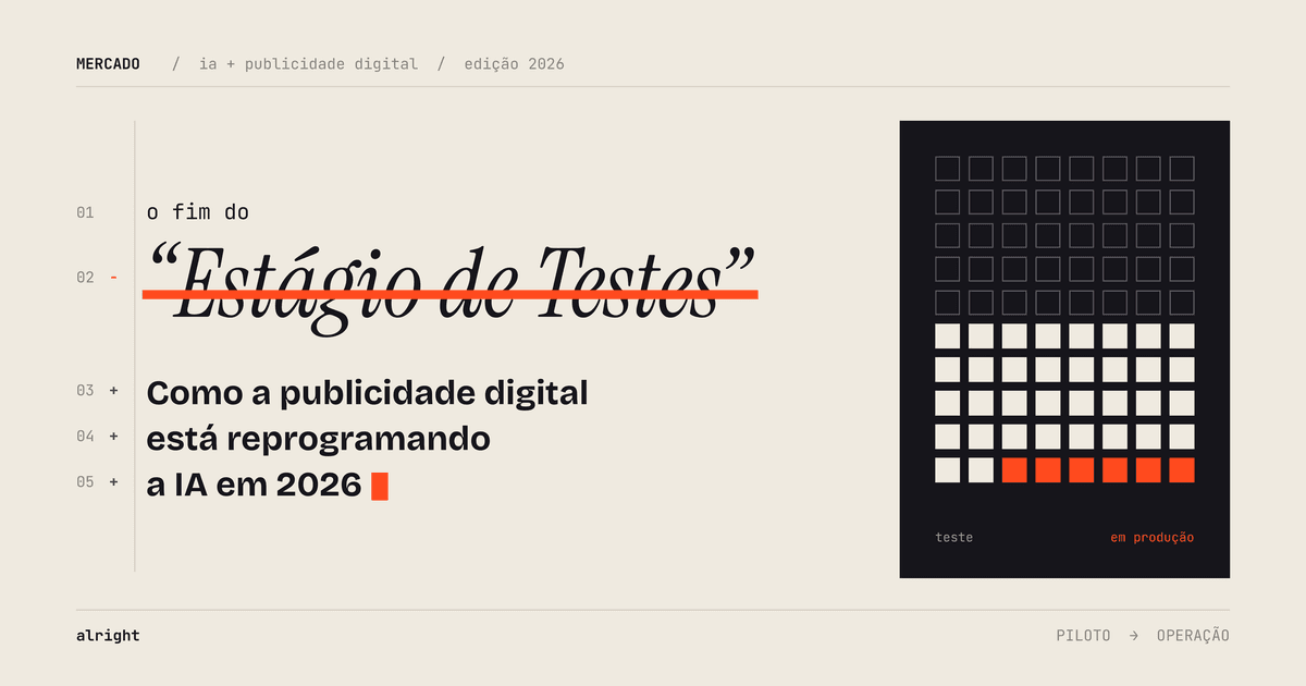 O Fim do "Estágio de Testes": Como a Publicidade Digital Está Reprogramando a IA em 2026